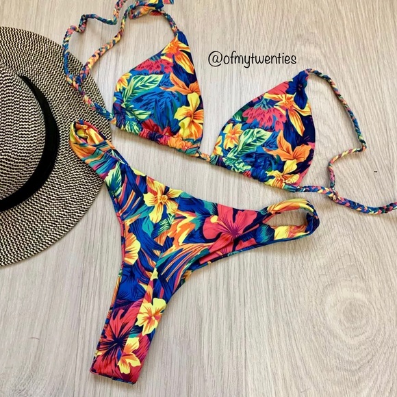 🏖Oahu Floral Maui Braided Bikini 🏖 - Picture 7 of 8